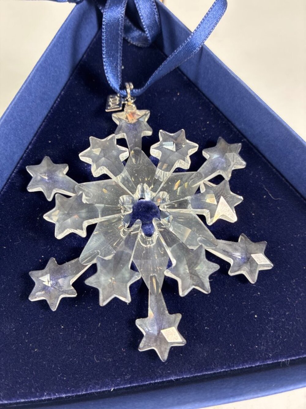 Swarovski 2004 Rockefeller Center Crystal Star Ornament Box COA - Picture 16 of 16